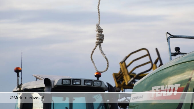 Boeren Hangen Strop Boven A7 Groningen