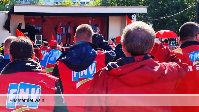 Landelijke FNV Actie Streekvervoer Den Haag(Video)